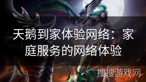 天鹅到家体验网络:家庭服务的网络体验 天鹅到家体验网络:家庭服务的网络体验