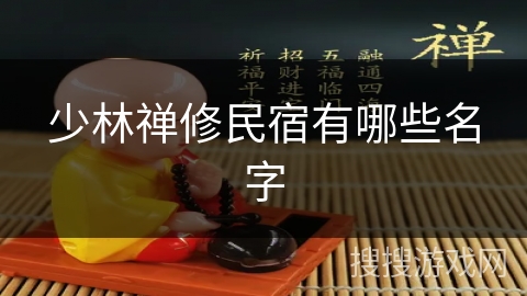 少林禅修民宿有哪些名字 少林禅修民宿有哪些名字