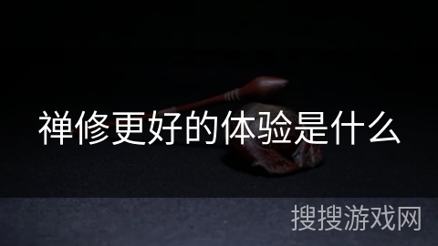 禅修更好的体验是什么
