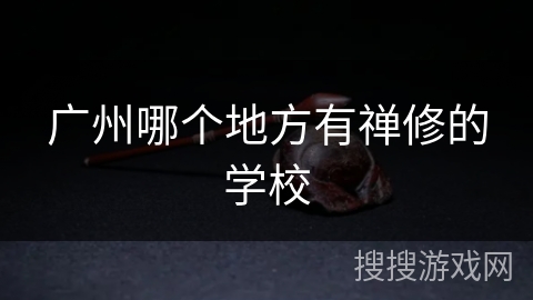 广州哪个地方有禅修的学校