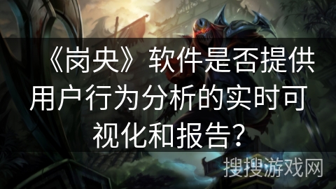 《岗央》软件是否提供用户行为分析的实时可视化和报告？
