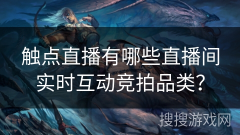 触点直播有哪些直播间实时互动竞拍品类？
