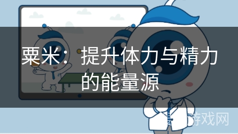 粟米:提升体力与精力的能量源