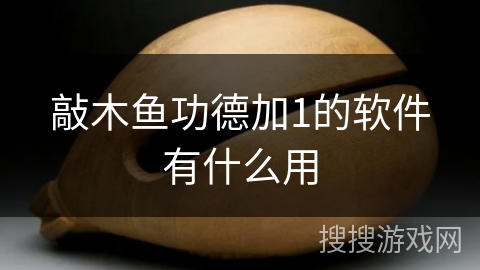 敲木鱼功德加1的软件有什么用