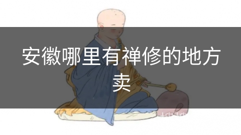 安徽哪里有禅修的地方卖