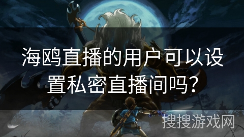 海鸥直播的用户可以设置私密直播间吗？