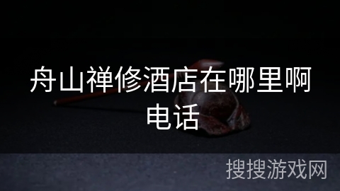 舟山禅修酒店在哪里啊电话 舟山禅修酒店在哪里啊电话