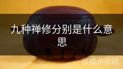 九种禅修分别是什么意思 九种禅修分别是什么意思