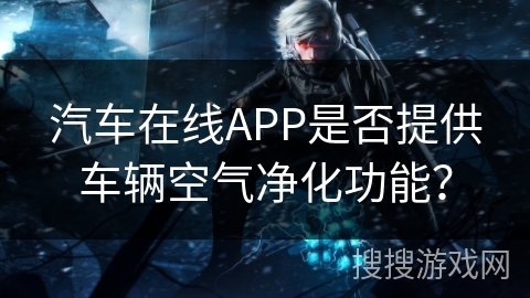 汽车在线APP是否提供车辆空气净化功能？