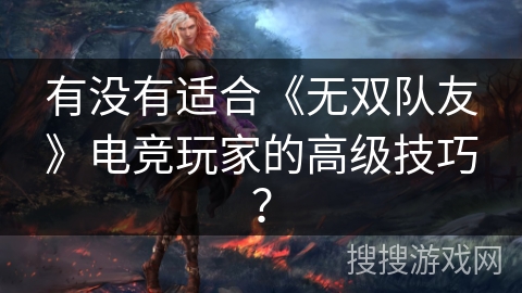 有没有适合《无双队友》电竞玩家的高级技巧？