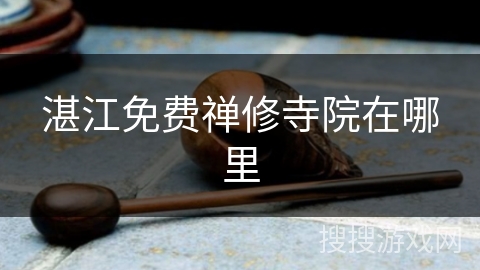 湛江免费禅修寺院在哪里