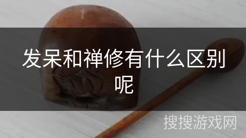 发呆和禅修有什么区别呢