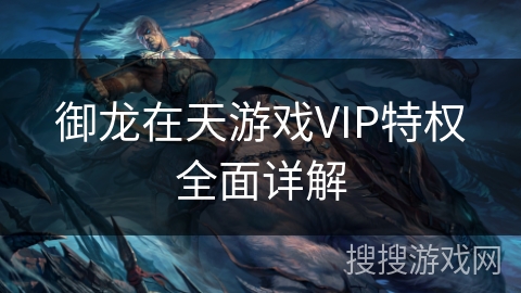 御龙在天游戏VIP特权全面详解 御龙在天游戏VIP特权全面详解