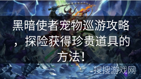 黑暗使者宠物巡游攻略,探险获得珍贵道具的方法! 黑暗使者宠物巡游攻略,探险获得珍贵道具的方法!