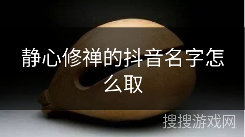 静心修禅的抖音名字怎么取 静心修禅的抖音名字怎么取