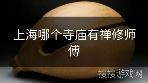 上海哪个寺庙有禅修师傅