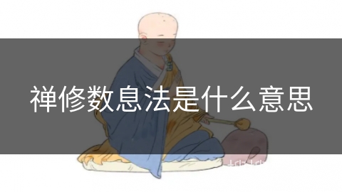 禅修数息法是什么意思 禅修数息法是什么意思