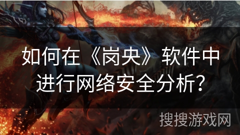 如何在《岗央》软件中进行网络安全分析？