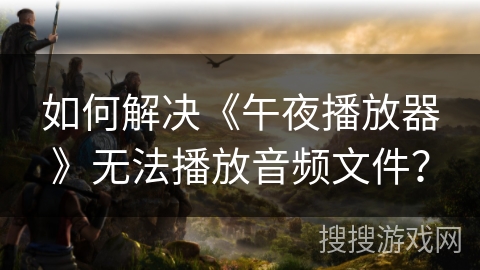 如何解决《午夜播放器》无法播放音频文件？