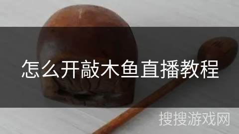 怎么开敲木鱼直播教程 怎么开敲木鱼直播教程