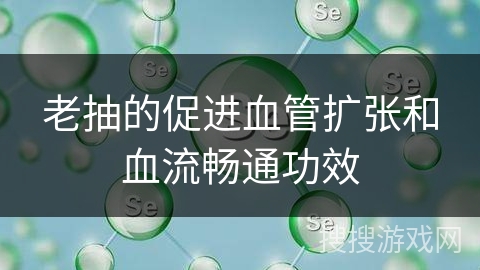 老抽的促进血管扩张和血流畅通功效
