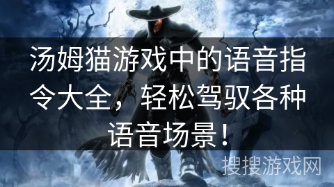 汤姆猫游戏中的语音指令大全,轻松驾驭各种语音场景! 汤姆猫游戏中的语音指令大全,轻松驾驭各种语音场景!