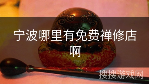 宁波哪里有免费禅修店啊 宁波哪里有免费禅修店啊