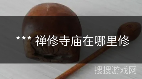 *** 禅修寺庙在哪里修 *** 禅修寺庙在哪里修