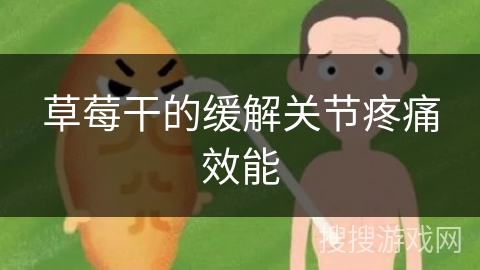 草莓干的缓解关节疼痛效能