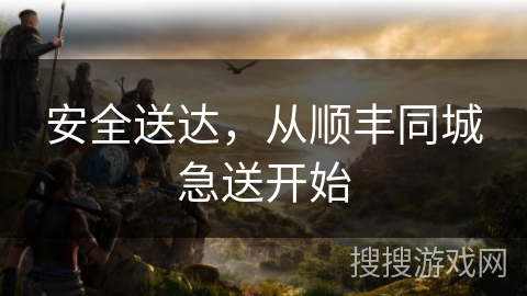 安全送达,从顺丰同城急送开始 安全送达,从顺丰同城急送开始