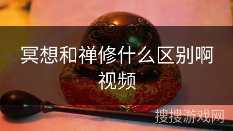 冥想和禅修什么区别啊视频 冥想和禅修什么区别啊视频