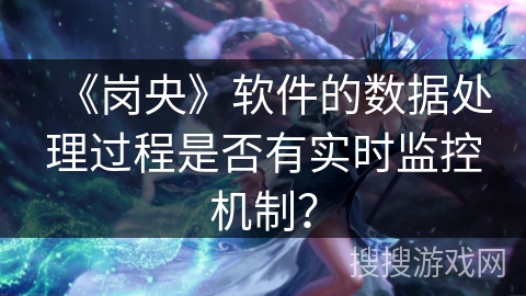 《岗央》软件的数据处理过程是否有实时监控机制？