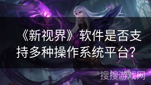 《新视界》软件是否支持多种操作系统平台? 《新视界》软件是否支持多种操作系统平台?
