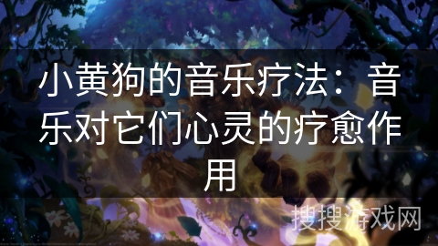 小黄狗的音乐疗法：音乐对它们心灵的疗愈作用