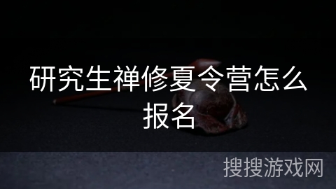 研究生禅修夏令营怎么报名