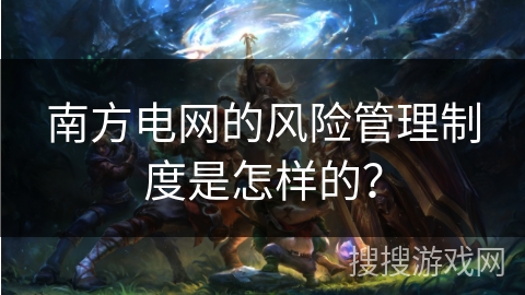 南方电网的风险管理制度是怎样的？