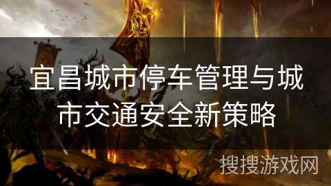 宜昌城市停车管理与城市交通安全新策略