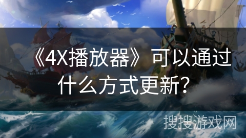 《4X播放器》可以通过什么方式更新？