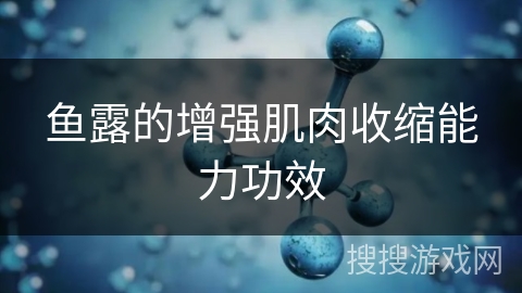 鱼露的增强肌肉收缩能力功效