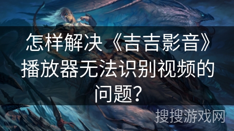 怎样解决《吉吉影音》播放器无法识别视频的问题？