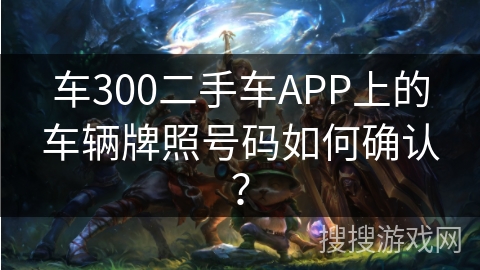 车300二手车APP上的车辆牌照号码如何确认? 车300二手车APP上的车辆牌照号码如何确认?