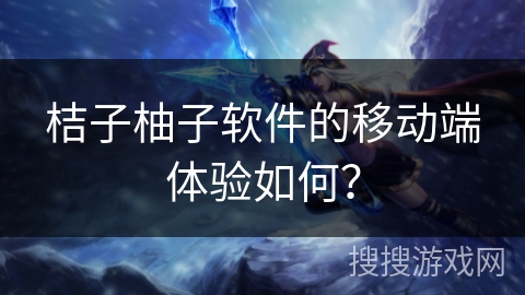 桔子柚子软件的移动端体验如何? 桔子柚子软件的移动端体验如何?