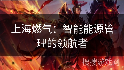 上海燃气:智能能源管理的领航者 上海燃气:智能能源管理的领航者