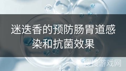 迷迭香的预防肠胃道感染和抗菌效果