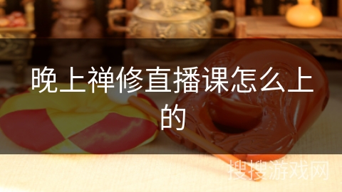 晚上禅修直播课怎么上的 晚上禅修直播课怎么上的