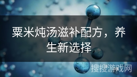 粟米炖汤滋补配方,养生新选择