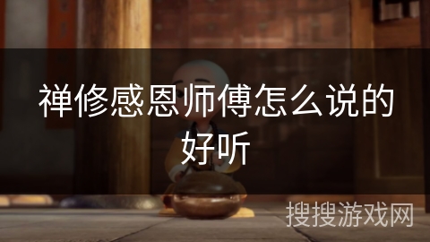 禅修感恩师傅怎么说的好听 禅修感恩师傅怎么说的好听