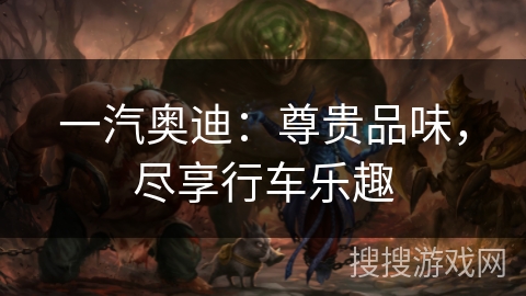 一汽奥迪：尊贵品味，尽享行车乐趣
