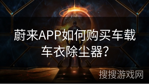 蔚来APP如何购买车载车衣除尘器？