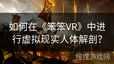 如何在《笨笨VR》中进行虚拟现实人体解剖? 如何在《笨笨VR》中进行虚拟现实人体解剖?